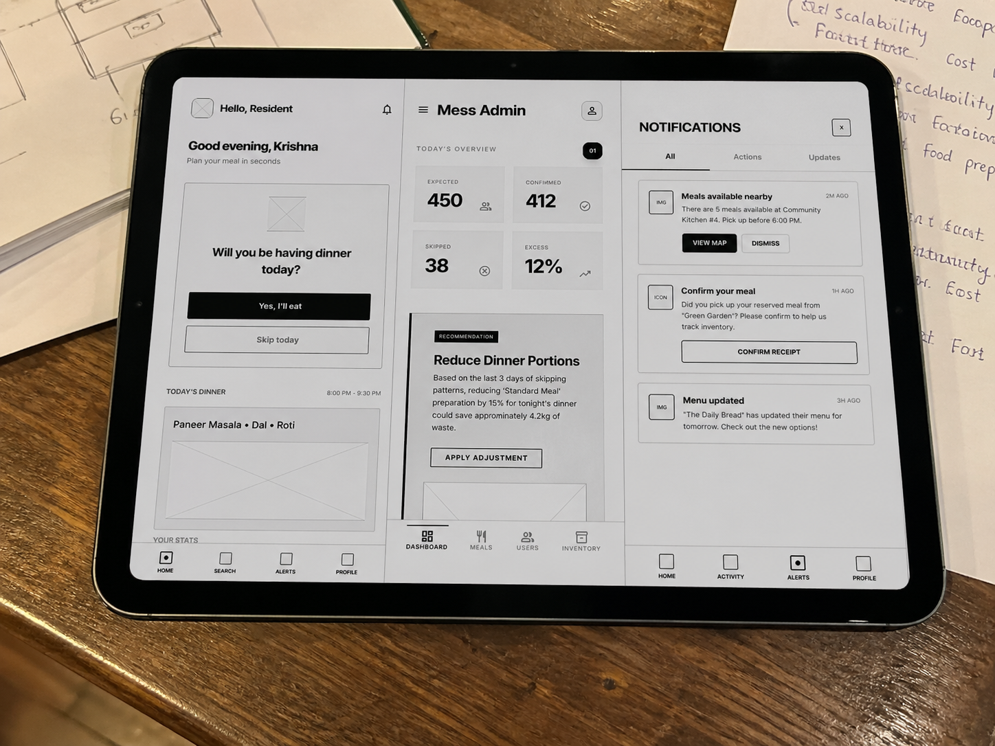 Lofi Wireframes